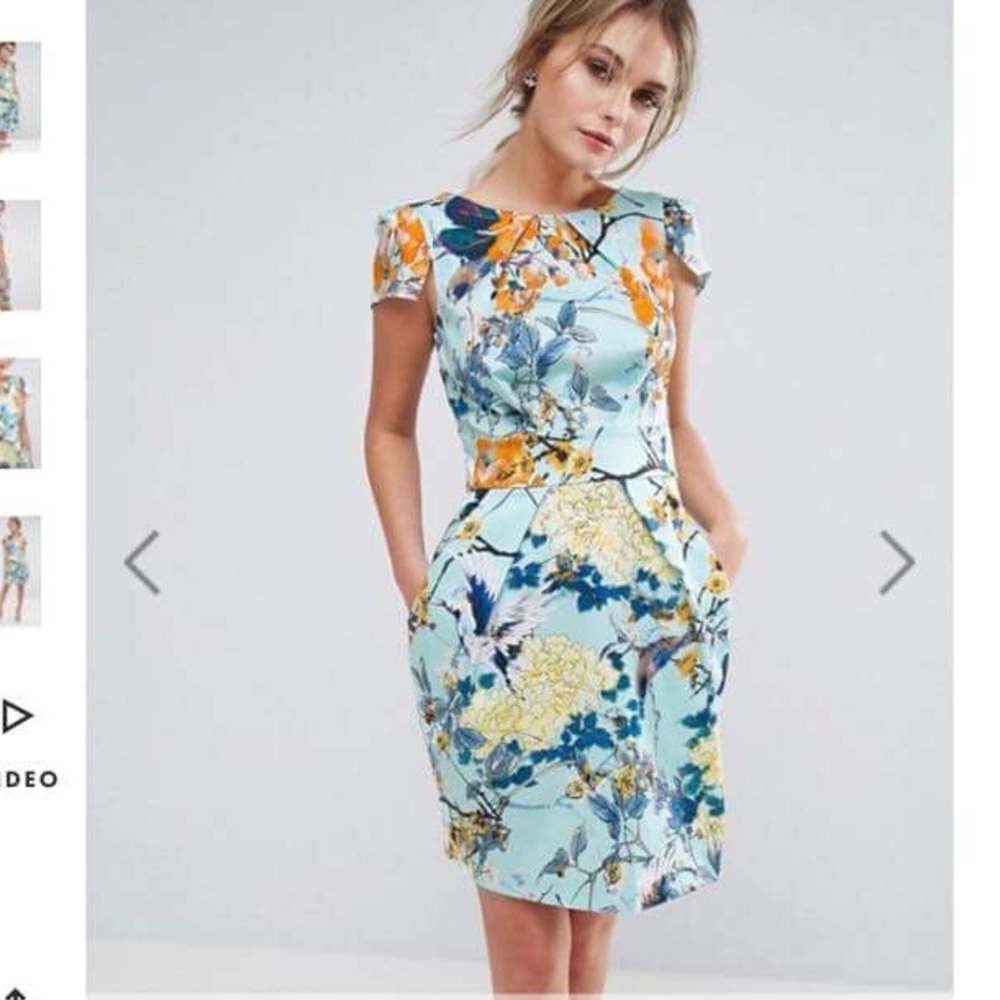 Formal flower dress.
